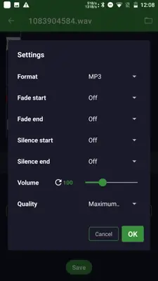 MP3 Converter android App screenshot 4